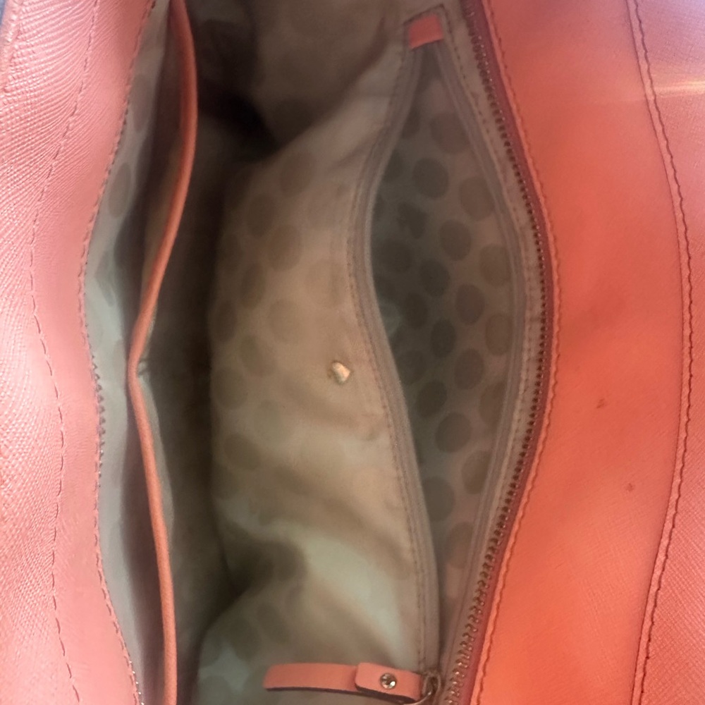 kate spade Orange Saffiano Tote - Picture 5 of 6